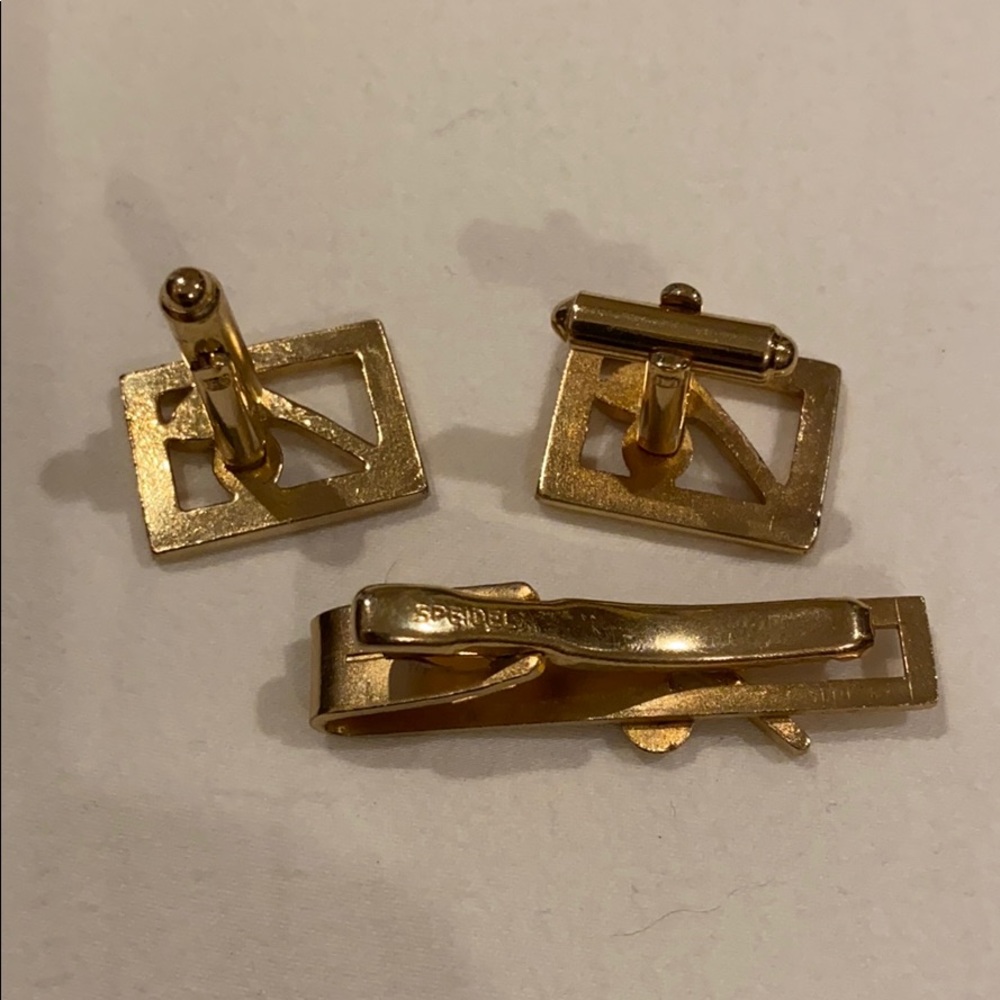 SPEIDEL VINTAGE CUFF LINKS AND TIE CLIP - Picture 2 of 5